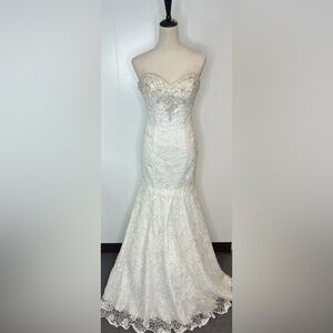 Wedding dress/ bridal gown/ Mary’s bridal dress/ lace wedding dress